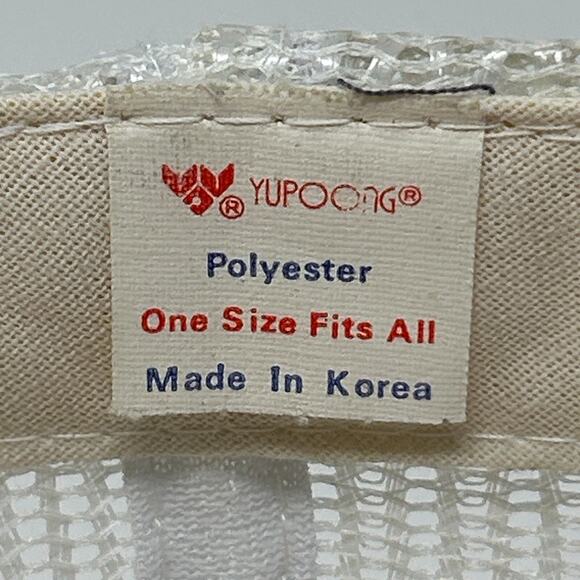 Vintage 80s The RX Place Drug Store Trucker Hat Cap Pharmacy Mesh Snapback White - Picture 8 of 9